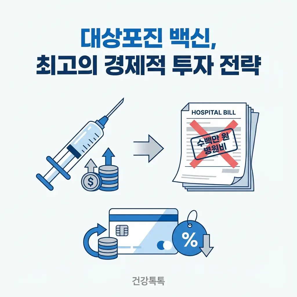 대상포진 백신 최고의 경제적 투자 전략 수백만 원 병원비 절약 의료비 절감 꿀팁