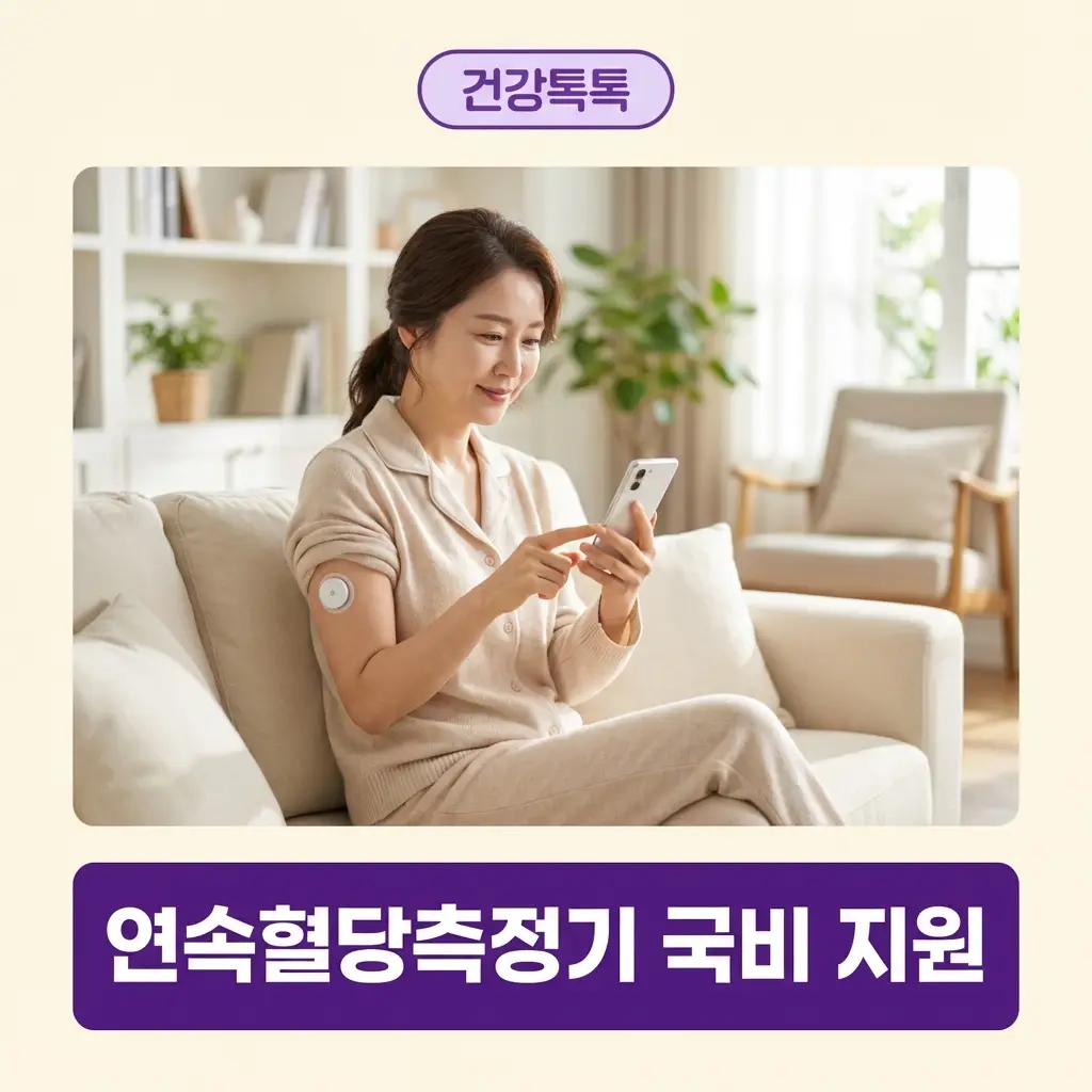 연속혈당측정기 국비 지원 당뇨병 관리 비용 절감 혜택 안내