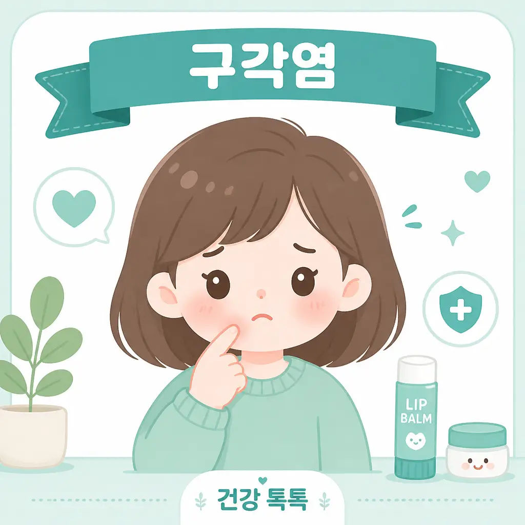 구각염 원인과 헤르페스 차이 연고 선택