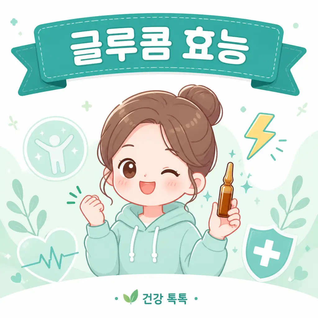 글루콤 효능과 성분 복용법