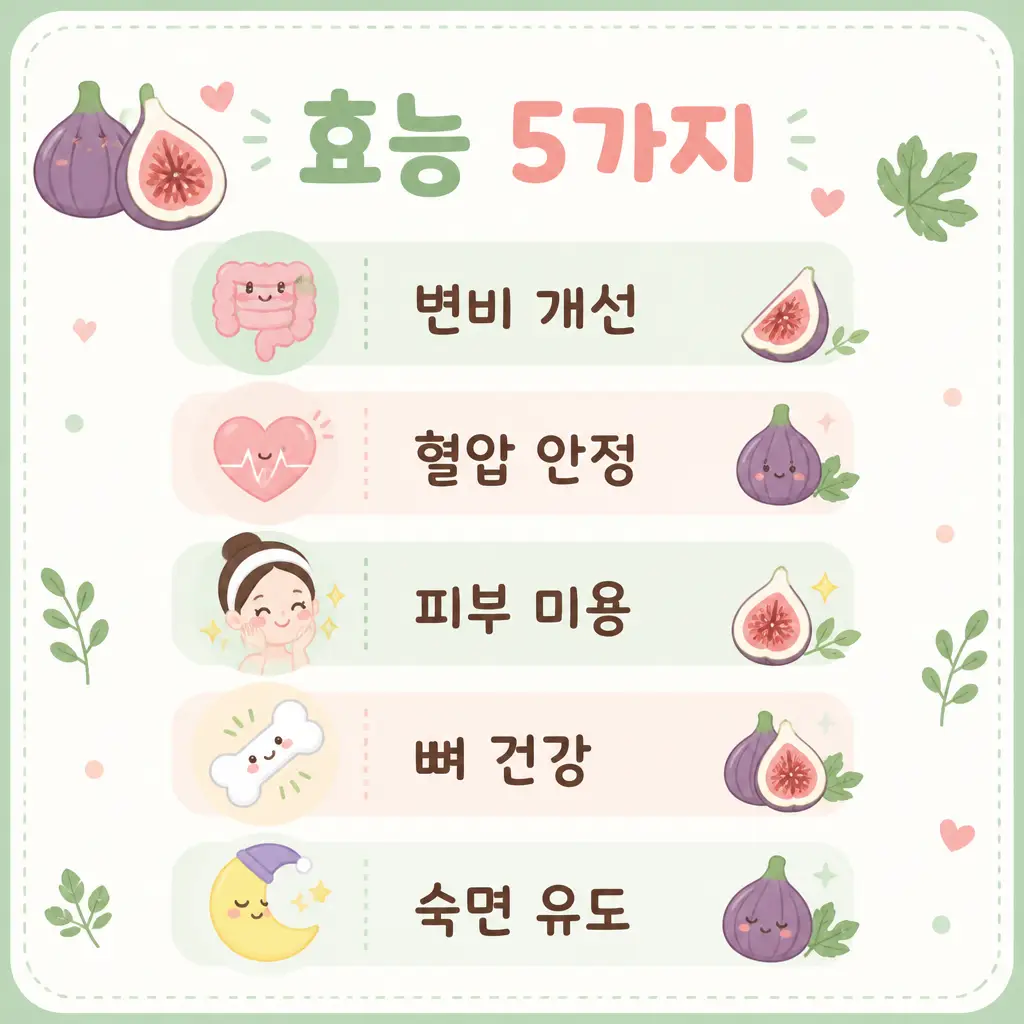 무화과 효능 5가지 무화과 효능 5가지 변비 혈압 피부 뼈 숙면