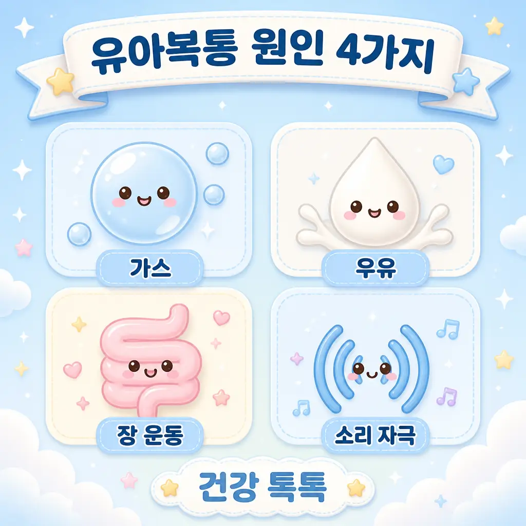 유아복통 원인 4가지 안내