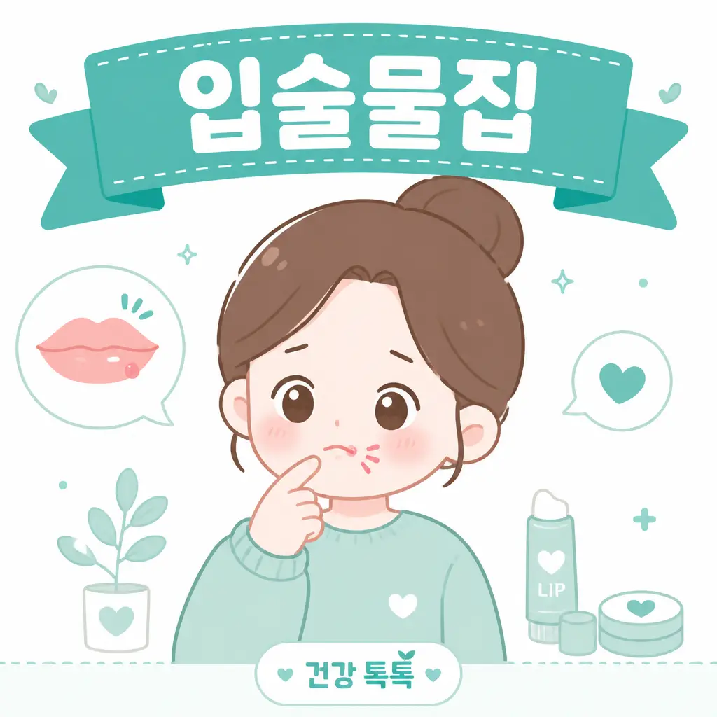 입술물집 연고 소용없는 이유와 관리법