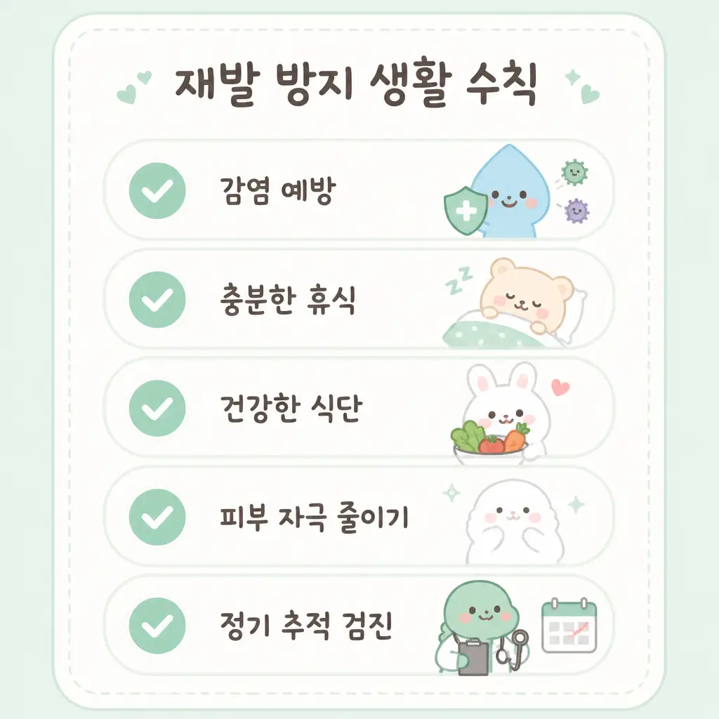 자반증 재발 방지 생활 수칙 5가지