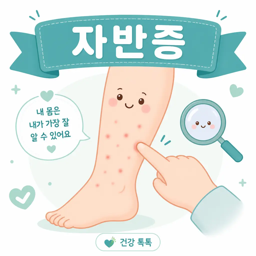 자반증 단순 멍과 구별법과 자가진단