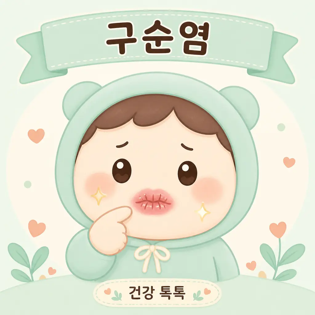 구순염 증상과 단순 건조증 구별