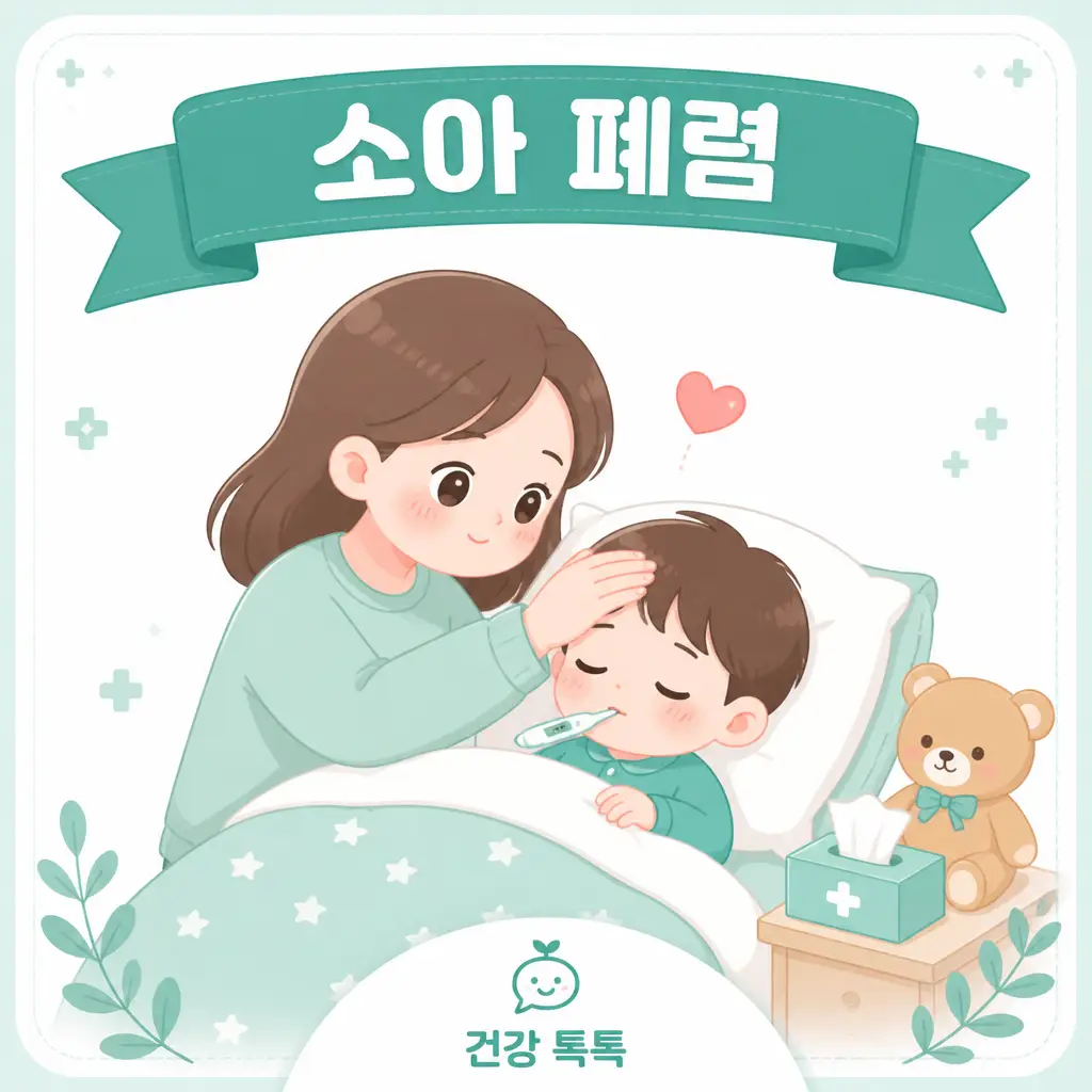 소아 폐렴 위험 신호와 예방