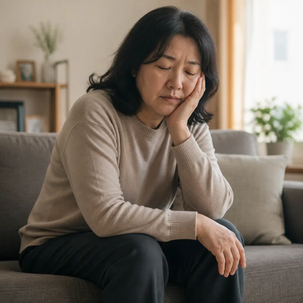 아밀로이드증 피로 관리 원인 불명의 극심한 피로로 힘들어하는 모습