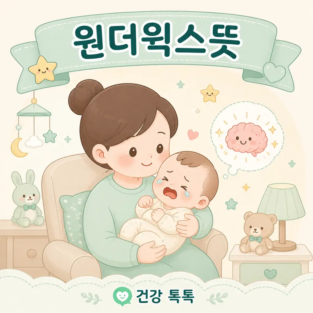 원더윅스뜻과 아기 수면 퇴행 대처