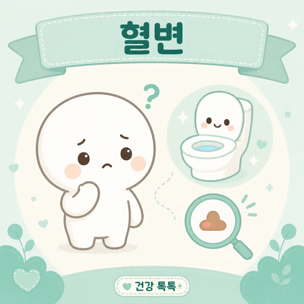 혈변 색깔로 보는 치질과 대장암 구분